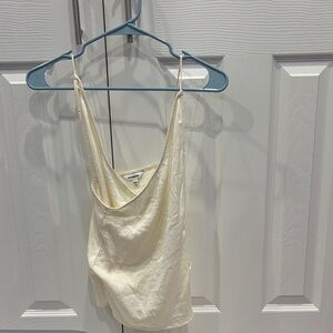 Express Cream V-Neck Cami Top